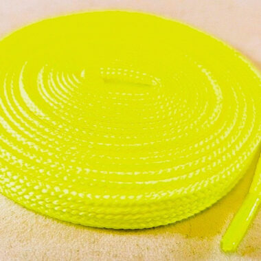 Fluorescent shoelaces TYPE 13744F NEON